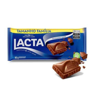 Imagem de Barra de Chocolate ao Leite Lacta 165g