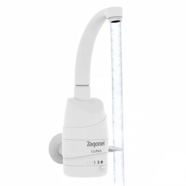 Imagem de Torneira Elétrica Luna Zagonel Parede 4 Temperaturas 5500W 220V Branco