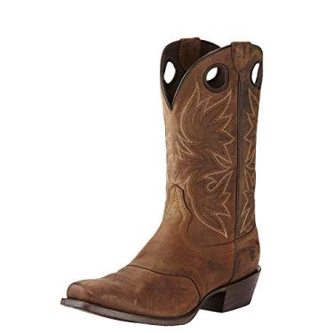 Imagem de Ariat Circuit Striker Country Boot - Botas masculinas de couro country, Marrom envelhecido, 11.5 Big Kid