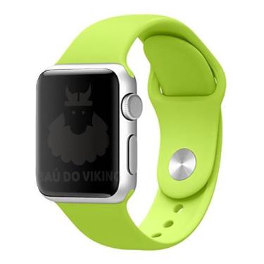 Imagem de Pulseira Sport ML Verde Compatível com Apple Watch 40mm - Baú do Vikin