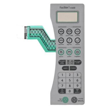 Imagem de Membrana teclado Para Microondas Consul Cmy 30 Facilite Middi Inox - T