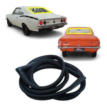 Imagem de Borracha Vidro Traseiro Vigia Opala 2 Portas Friso Plastico - Disk Bor