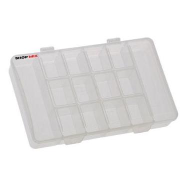 Imagem de Caixa Organizadora C/ Divisórias Porta Objeto Joia Divisória - Paramou