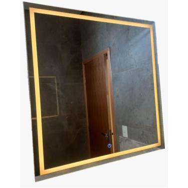 Imagem de Espelho Banheiro Camarim 70x60 iluminado Led - Top Vidros, Cor da Luz 