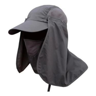 Imagem de Boné Chapéu Pesca Caminhada Com Proteção Uv Mosquito Unissex - Shop, C