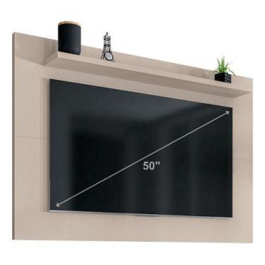 Imagem de Painel Suspenso Aéreo Embutido de Parede Sala De Estar Smart Tv 50 Saf