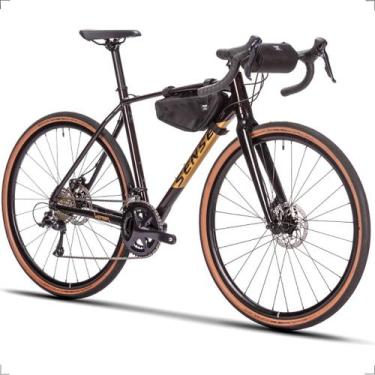 Imagem de Bicicleta Gravel Sense Versa Gr Comp 2025 Shimano Sora 18v, Marrom, 49