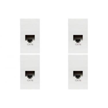 Imagem de Kit C/4 - Modulo Soprano Ilus (Rj45 Cat6) 5Tg99100