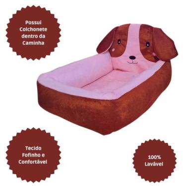 Imagem de Caminha Para Cachorro E Gato - Caminha Pet Com Cabeceira Tamanho G - L