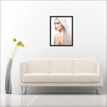 Imagem de Quadro Decorativo Salão De Beleza Decorações Com Moldura - Vital Quadr