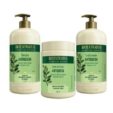 Imagem de Bio Extratus Jaborandi Trio (Shampoo + Cond + Banho de Creme 1L)