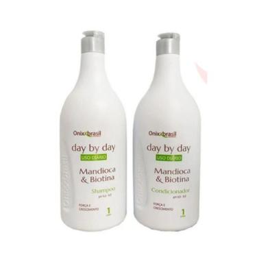 Imagem de Day By Day Mandioca E Biotina Shampoo e Condicionador Onixx Uso Diário
