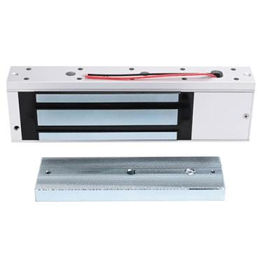 Imagem de Fechadura de porta magnética elétrica ao ar livre à prova d'água 500 kg força de retenção de 12 V DC modo NC à prova de falhas para sistema de controle de acesso