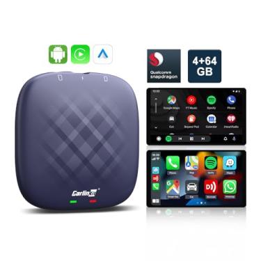 Imagem de CarlinKit CarPlay Multimedia AI Box Android 13.0 sistema apenas para carros com tela sensível ao toque CarPlay com fio, compatível com Netflix, YouTube, Google Play, etc. Com fio para CarPlay Android