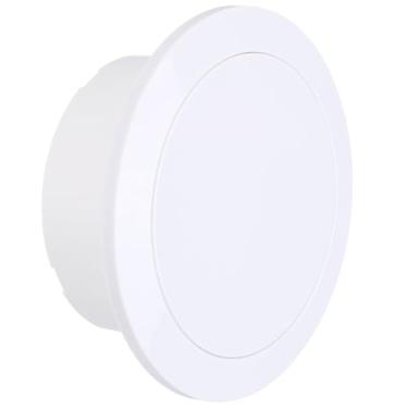 Imagem de PATIKIL Saída de ar redonda de 15 cm, capa de exaustão de ABS ajustável com malha de tela integrada para ventilação de casa, sala de estar, cozinha, escritório, branca,