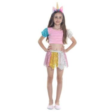 Imagem de Fantasia Unicórnio Multicolor Infantil - Carnaval - Diversos, UNICA, M