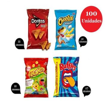 Imagem de Elma Chips Doritos + Ruffles + Fandangos + Cheetos - 100un