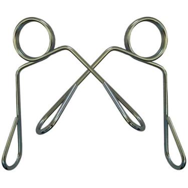 Imagem de Presilha Grampo Barra Musculação 2 Voltas 28,5 Mm 5 Pares - FamaFit