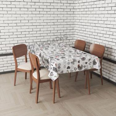 Imagem de Toalha De Mesa Retangular Impermeavel Termica Estampa Chicken - Vip Ca