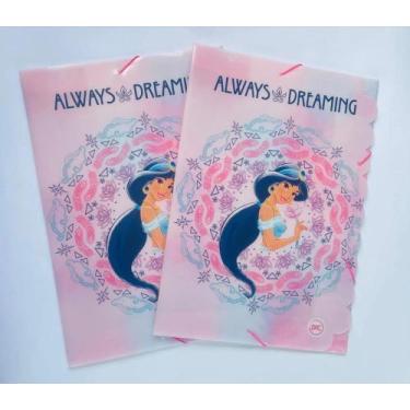 Imagem de Pasta aba elástica - princesa jasmine - DAC