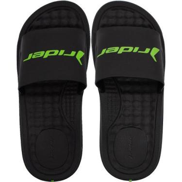 Imagem de Chinelo Slide Rider Step Esfera Massageadora Masculino, Preto, 40