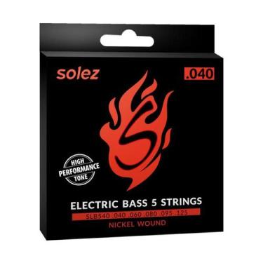 Imagem de Encordoamento contrabaixo solez slb540 5 cordas 0.040