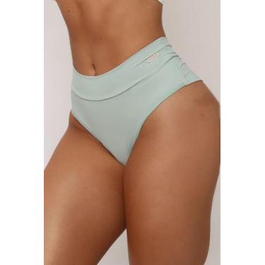 Imagem de kit Com 5 Calcinhas Cintura Alta Fio Duplo Amora Modela Cintura - Lueg