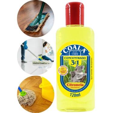 Imagem de DESINFETANTE CONCENTRADO COALA 3 EM 1 FRASCO 120ml LIMPA, PERFUMA E DE