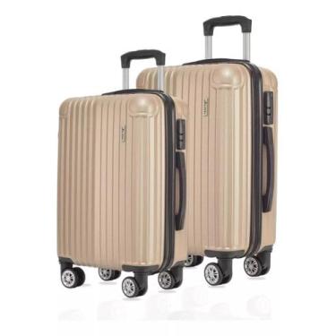 Imagem de Kit 2 Malas Bordo Abs Rígida 10kg 360 P / Pp Para Viagem - Switz