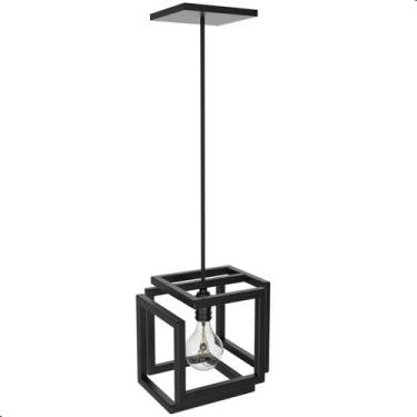 Imagem de Pendente Luminária Infinity Industrial Preto - MetalCromo
