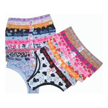 Imagem de Calcinha Tanga Algodão Com Cós  Conforto Kit Com 6 - J&D Lingerie, GG