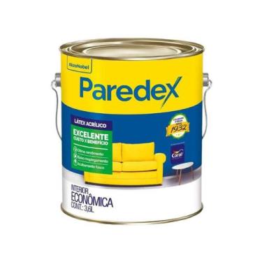 Imagem de Acrílico Branco Paredex 3,6L Coral