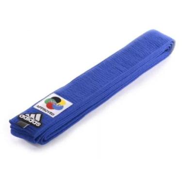 Imagem de FAIXA ELITE KARATE SELO WKF AZUL 3.20m - MKS