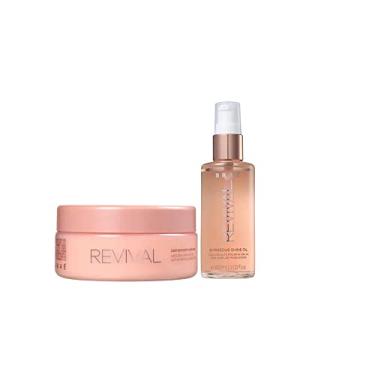 Imagem de Kit Braé Revival - Máscara De Reconstrução Imediata 200g + Óleo Shine 60ml - Brilho De Salão E Reparação Profunda