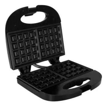 Imagem de Máquina De Waffle Aroma Antiaderente 220v Preta - Agratto, 220V