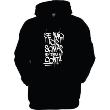 Imagem de Blusa Moletom Hip Hop Quebrada Frases Favela Rap Street wear, Preto, g