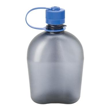 Imagem de Nalgene Garrafa de água Sustain Tritan Oasis livre de BPA feita com material derivado de 50% de resíduos de plástico (usando equilíbrio de massa certificado ISCC), 946 ml, cinza