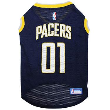 Imagem de Camiseta NBA INDIANA PACERS Dog Jersey, PP – Regata de basquete para animais de estimação