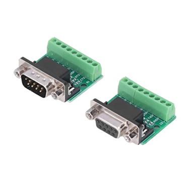 Imagem de Adaptador de Conector Macho e Fêmea Db9, Terminal de Parafuso, 9 Pinos, Placa de Conversão de 9 Furos, Conexão Rs232 Rs485, Material Pcb Adequado