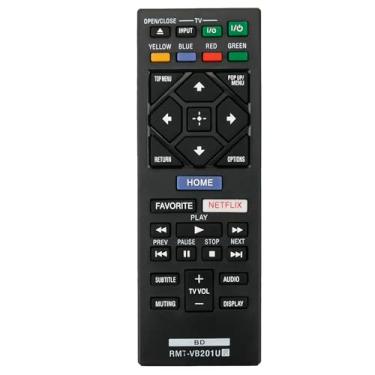 Imagem de Controle remoto de áudio de substituição RMT-VB201U compatível com Sony Blu Ray Disc Player BDP-S1500 BDP-S2500 BDP-S3700 BDP-BX370 BDP-S1700 BDP-S6700 BDP-S3700 BDP-BX370 BDP-S1700 UBP. -X7000