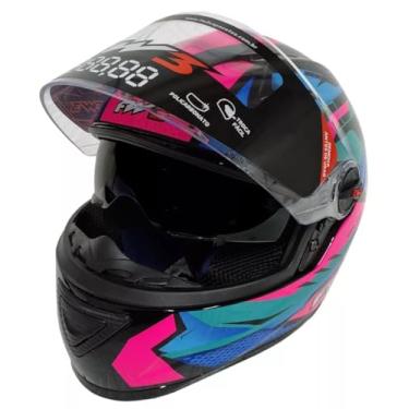 Imagem de CAPACETE FW3 GTX FOX C/ ÓCULOS INTERNO 58