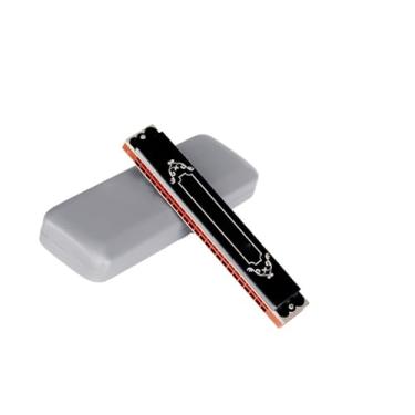 Imagem de Para Iniciantes harmônica Gaita Polifônica De 24 Buracos, Instrumento Profissional Adulto, Capa De Aço Inoxidável