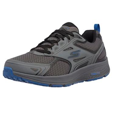 Imagem de Tênis de corrida e caminhada masculino Skechers Go Run Consistent-Performance, Charcoal/Blue, 7.5 X-Wide