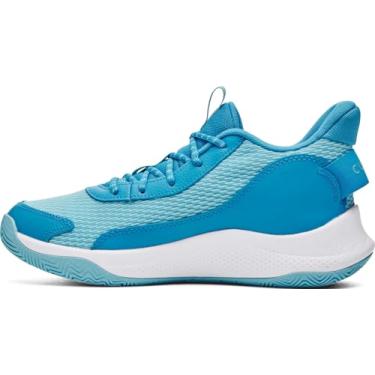 Imagem de Under Armour - Tênis de basquete unissex Curry 3Z7, cor verde estádio (401), tamanho: 8 M EUA masculino / 9,5 M EUA feminino