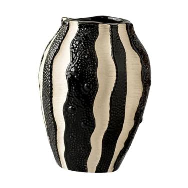 Imagem de Fenteer Vaso de cerâmica vaso de flores decorativo presente mesa centro de mesa decoração para casa planta recipiente de flores vaso hidropônico para sala de, Vaso Alto