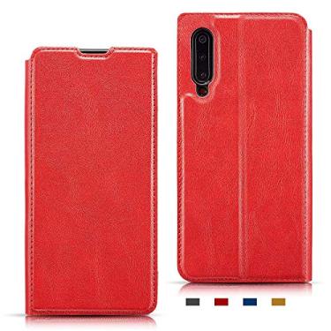 Imagem de ZCDAYE Capa carteira para Samsung Galaxy A10, Samsung Galaxy A10, capa flip magnética premium vintage de couro PU à prova de choque com compartimentos para cartões e suporte para Samsung Galaxy