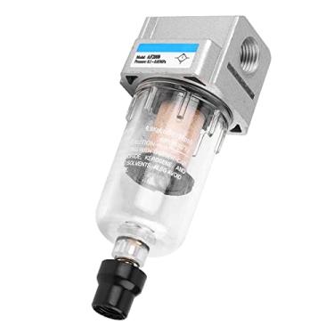 Imagem de AF2000-02 G1/4 Substituição do Filtro de Ar Linha de Ar Separador de água Filtro de Partículas Dreno Automático Remove Líquidos e Detritos Linha de Ar Comprimido