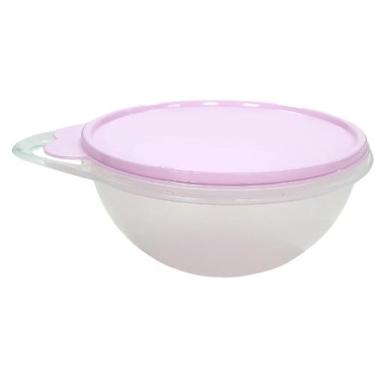 Imagem de Tigela Mini Criativa 1,4 litros Translúcida com tampa Rosa Tupperware