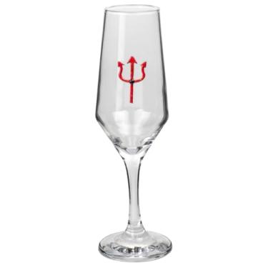 Imagem de META ATACADO, Taça Pomba Gira Tridente Champagne Buffet Vidro Nadir 186 ml