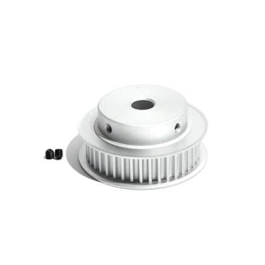 Imagem de Polia S5M 44T 16/21 mm largura da correia dentada polia de correia 8/10/12/14/15 mm furo liga de alumínio 44 dentes roda de engrenagem de transmissão (10 mm, 21 mm)